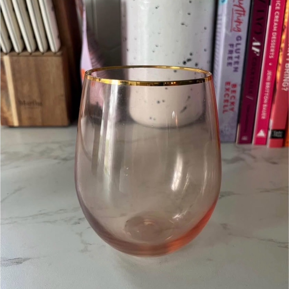 Chic Rose Gold with Gold Rim
